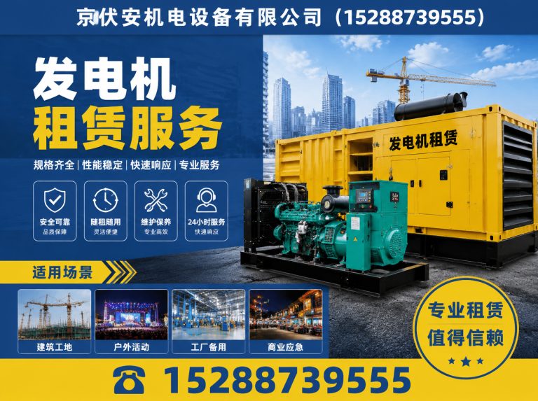 山南柴油发电机组出租展示图